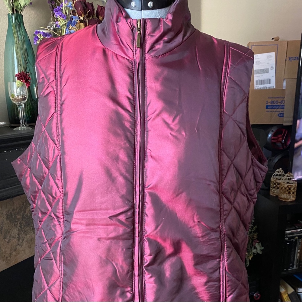 Vintage Maroon Vest
